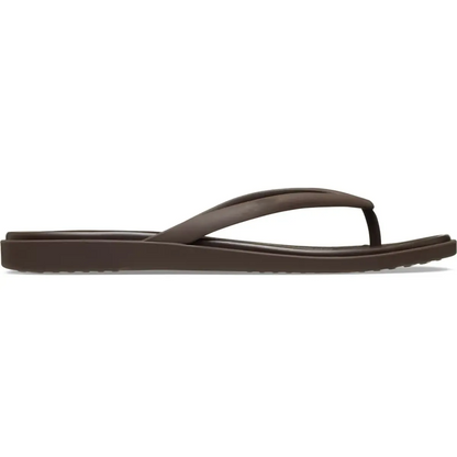Miami Women's Round Toe Flip Flops, Lightweight Slip On Summer Flat Sandals, Solid EVA Casual Beach Slides