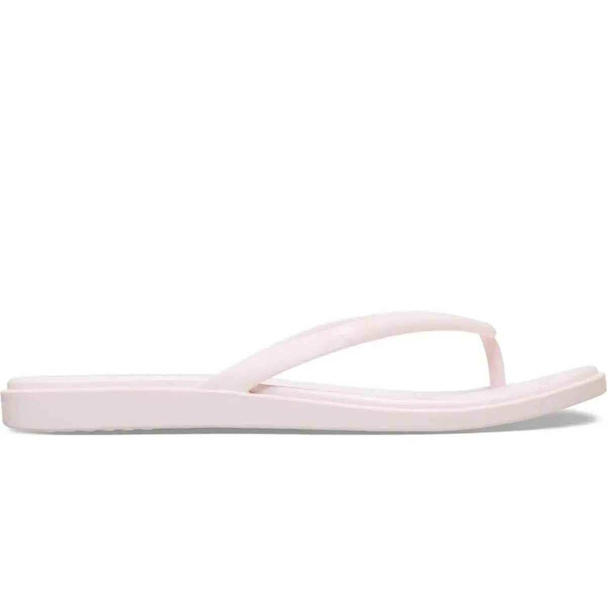 Miami Women's Round Toe Flip Flops, Lightweight Slip On Summer Flat Sandals, Solid EVA Casual Beach Slides