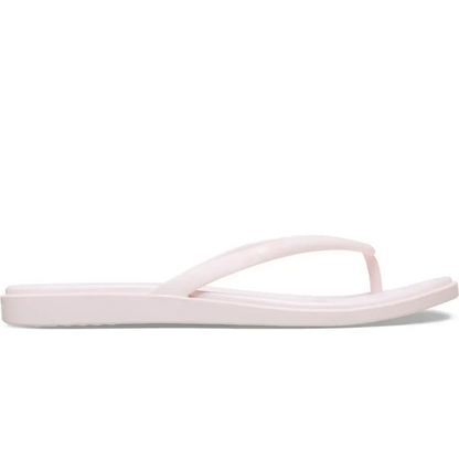 Miami Women's Round Toe Flip Flops, Lightweight Slip On Summer Flat Sandals, Solid EVA Casual Beach Slides